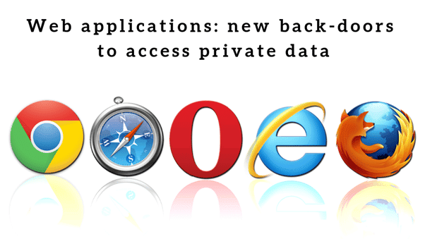 Web Applications: New Back-Doors To Access Private Data