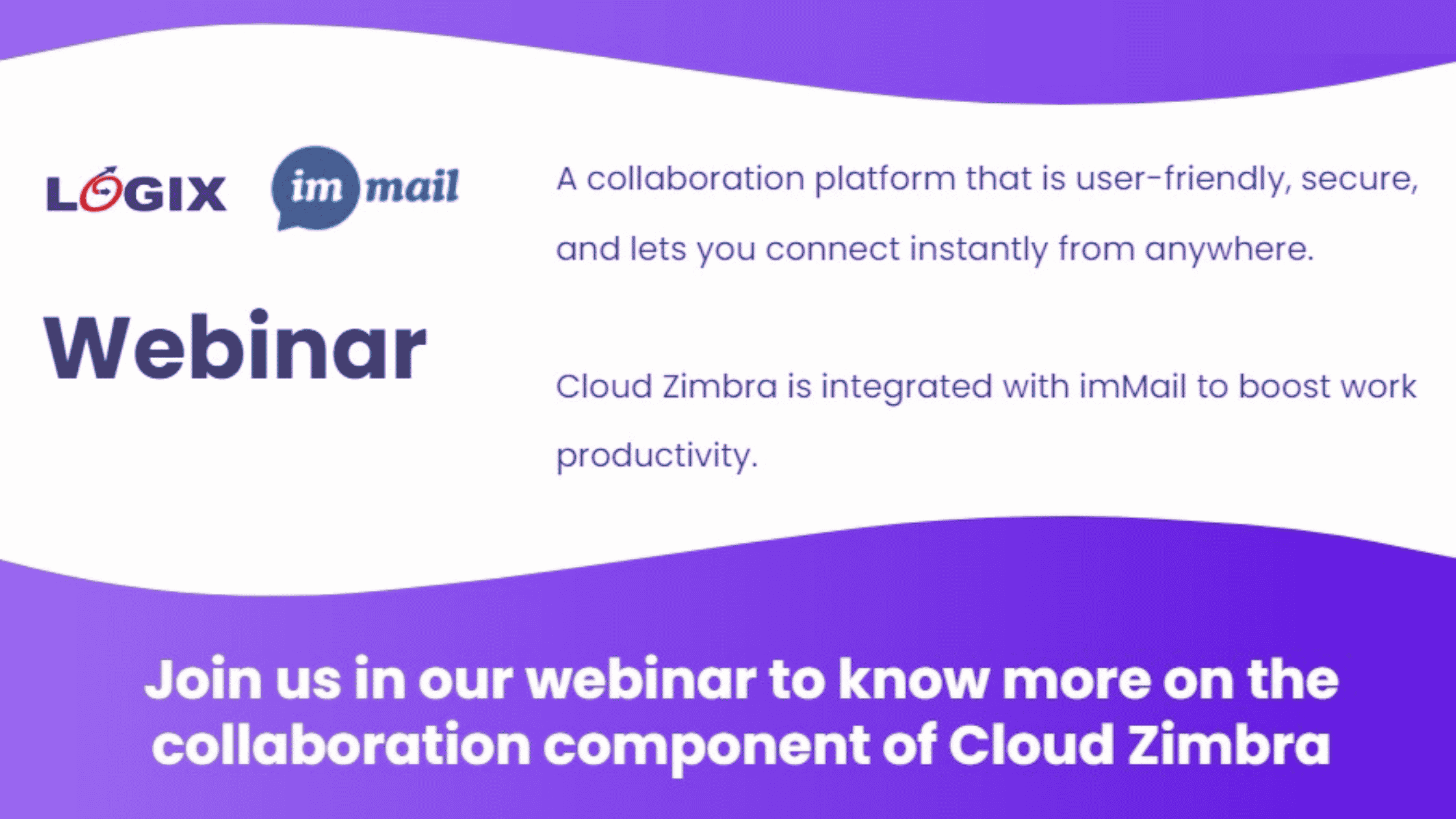 Invite to Logix imMail Webinar