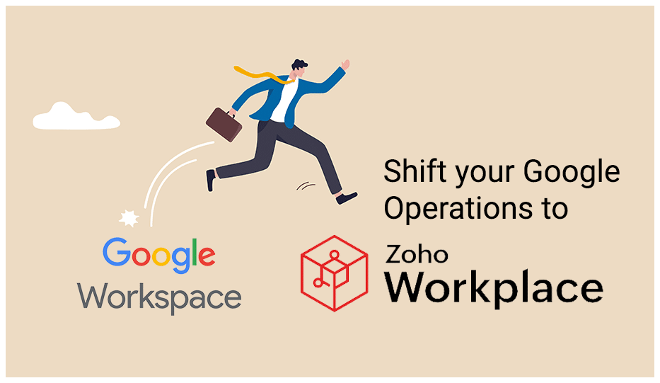 Shift your Google Operations to Zoho Workspace
